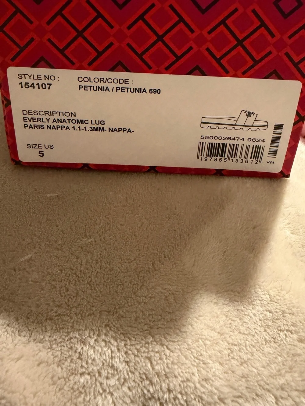 Tory Burch pink slide